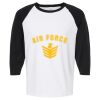 Raglan Three-Quarter Sleeve Baseball T-Shirt Vignette