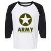 Raglan Three-Quarter Sleeve Baseball T-Shirt Vignette
