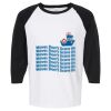 Raglan Three-Quarter Sleeve Baseball T-Shirt Vignette