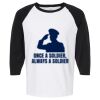 Raglan Three-Quarter Sleeve Baseball T-Shirt Vignette