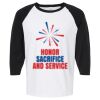 Raglan Three-Quarter Sleeve Baseball T-Shirt Vignette
