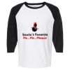 Raglan Three-Quarter Sleeve Baseball T-Shirt Vignette