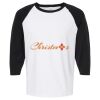 Raglan Three-Quarter Sleeve Baseball T-Shirt Vignette