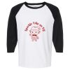 Raglan Three-Quarter Sleeve Baseball T-Shirt Vignette